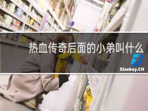 热血传奇后面的小弟叫什么