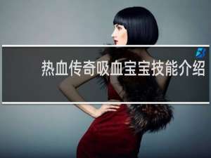 热血传奇吸血宝宝技能介绍