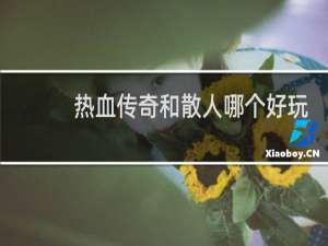热血传奇和散人哪个好玩