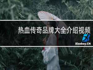 热血传奇品牌大全介绍视频