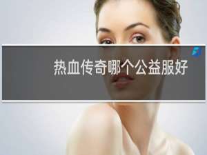 热血传奇哪个公益服好