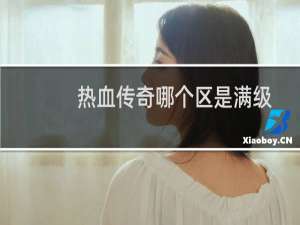 热血传奇哪个区是满级