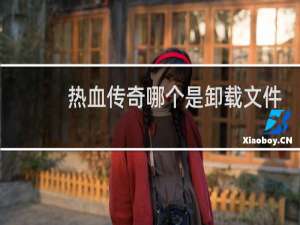热血传奇哪个是卸载文件