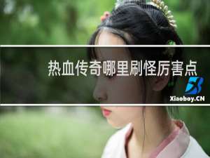 热血传奇哪里刷怪厉害点