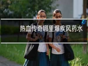 热血传奇哪里爆疾风药水