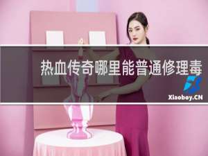 热血传奇哪里能普通修理毒