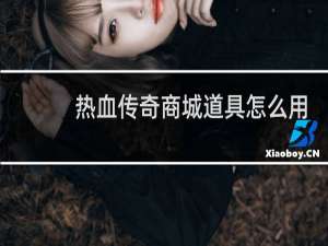 热血传奇商城道具怎么用