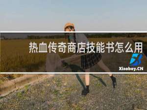 热血传奇商店技能书怎么用
