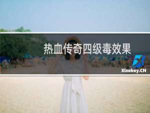 热血传奇四级毒效果