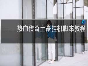 热血传奇土豪挂机脚本教程