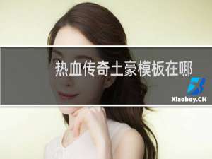 热血传奇土豪模板在哪