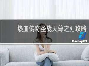 热血传奇圣战天尊之刃攻略