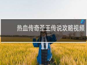 热血传奇圣王传说攻略视频