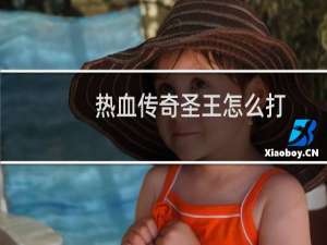 热血传奇圣王怎么打