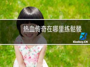 热血传奇在哪里练骷髅