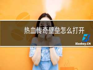 热血传奇壁垒怎么打开