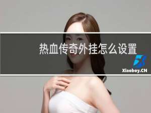 热血传奇外挂怎么设置