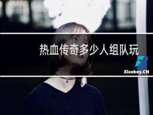 热血传奇多少人组队玩