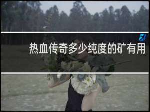 热血传奇多少纯度的矿有用