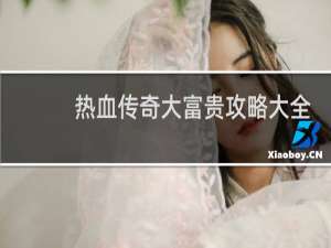 热血传奇大富贵攻略大全