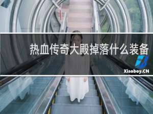 热血传奇大殿掉落什么装备