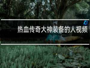 热血传奇大神装备的人视频