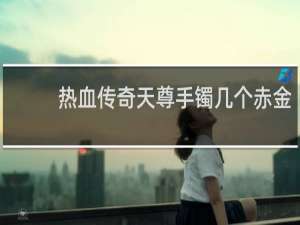 热血传奇天尊手镯几个赤金