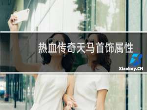 热血传奇天马首饰属性