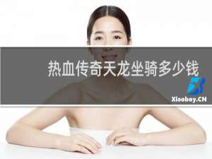 热血传奇天龙坐骑多少钱