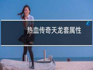 热血传奇天龙套属性