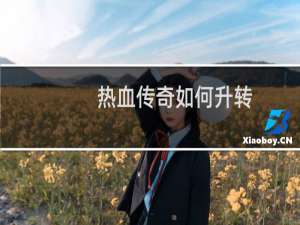 热血传奇如何升转