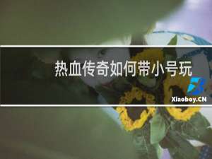 热血传奇如何带小号玩