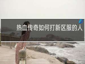热血传奇如何打新区服的人