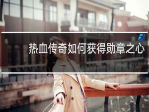 热血传奇如何获得勋章之心