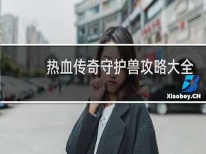 热血传奇守护兽攻略大全