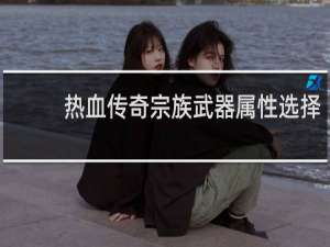 热血传奇宗族武器属性选择