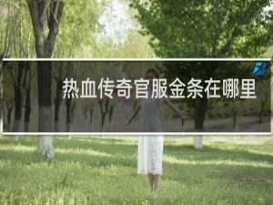 热血传奇官服金条在哪里