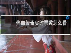 热血传奇实时票数怎么看