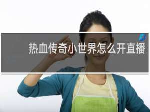 热血传奇小世界怎么开直播