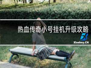 热血传奇小号挂机升级攻略