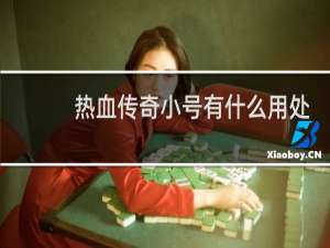 热血传奇小号有什么用处