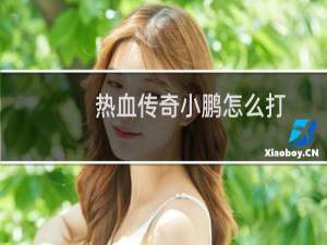 热血传奇小鹏怎么打