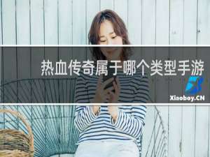 热血传奇属于哪个类型手游