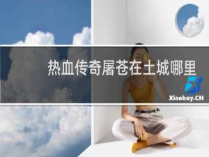 热血传奇屠苍在土城哪里