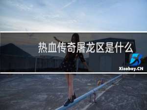 热血传奇屠龙区是什么