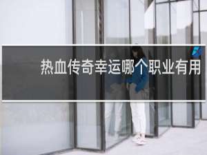 热血传奇幸运哪个职业有用