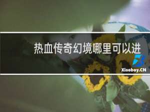 热血传奇幻境哪里可以进