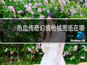热血传奇幻境枪械图纸在哪