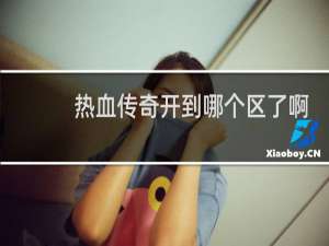 熱血傳奇開到哪個區了啊