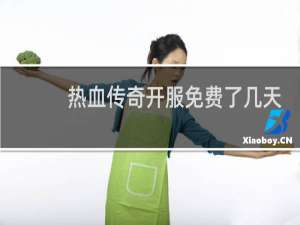 热血传奇开服免费了几天